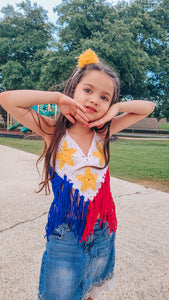 Philippine Flag Inspired Top